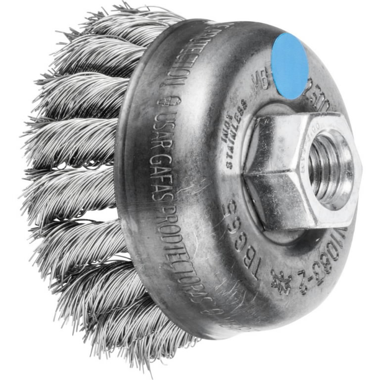 Gaubtas vielinis šepetys TBG Inox, 5vnt pakuotėje 65x20/M14 0,35mm, Pferd