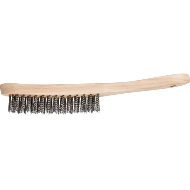Rankinis vielinis šepetys HBU 30 Inox, 3 eilių 290mm 0,3mm, Pferd