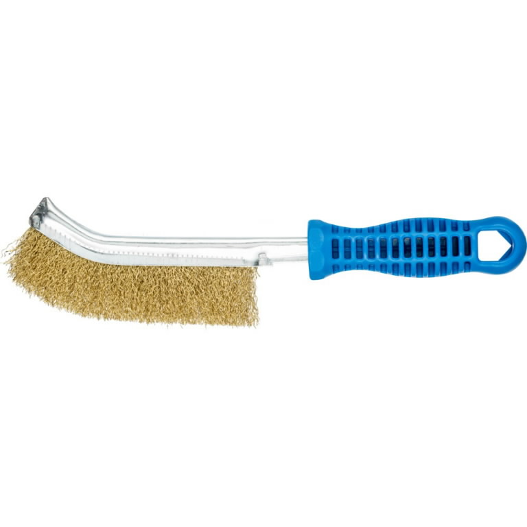 Rankinis vielinis šepetys HBG MES, 1 eilė, 10 su plastikine 265 mm 0,3mm, Pferd