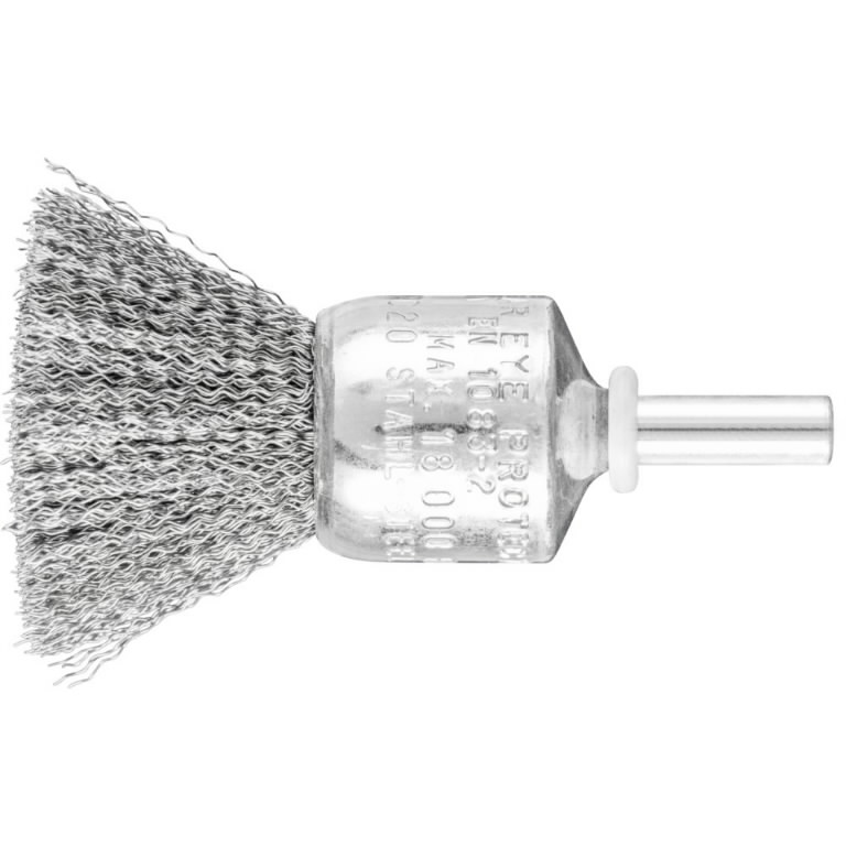 Šepetys vielinis su koteliu Steel 20x20/6mm 0,2mm, Pferd