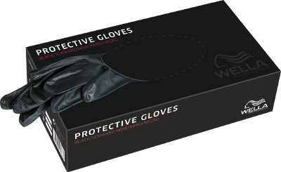 Pirštinės Wella Protective Gloves M juodos 100 vnt