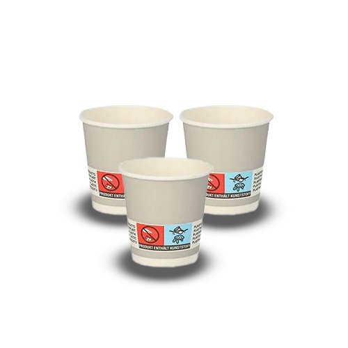 Popieriniai puodeliai SETAHOME, 75 ml, 50 vnt.