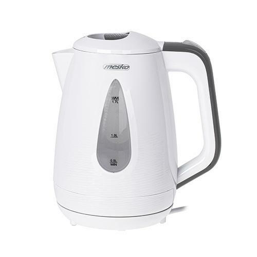 Virdulys Mesko Kettle MS 1261g Electric 2200 W 1.7 L Polypropylene 360° rotational base Grey