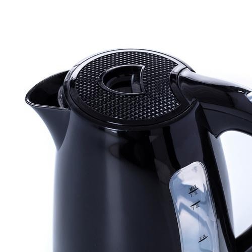 Virdulys Camry Kettle CR 1255 Standard, Plastic, Black, 2200 W, 360° rotational base, 1.7 L