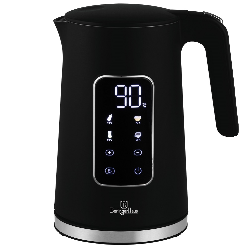 Virdulys (elektrinis skaitmeninis) Berlinger Haus 1,7L Matte Black Collection