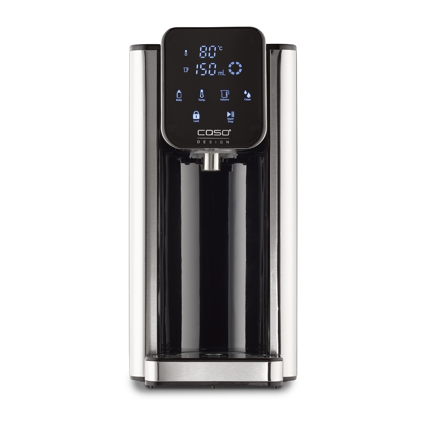 Virdulys–dispenseris Caso Hot 7, 2200-2600 W, 2.7 L, plastikas/nerūdijantis plienas, juodas/nerūdijantis plienas