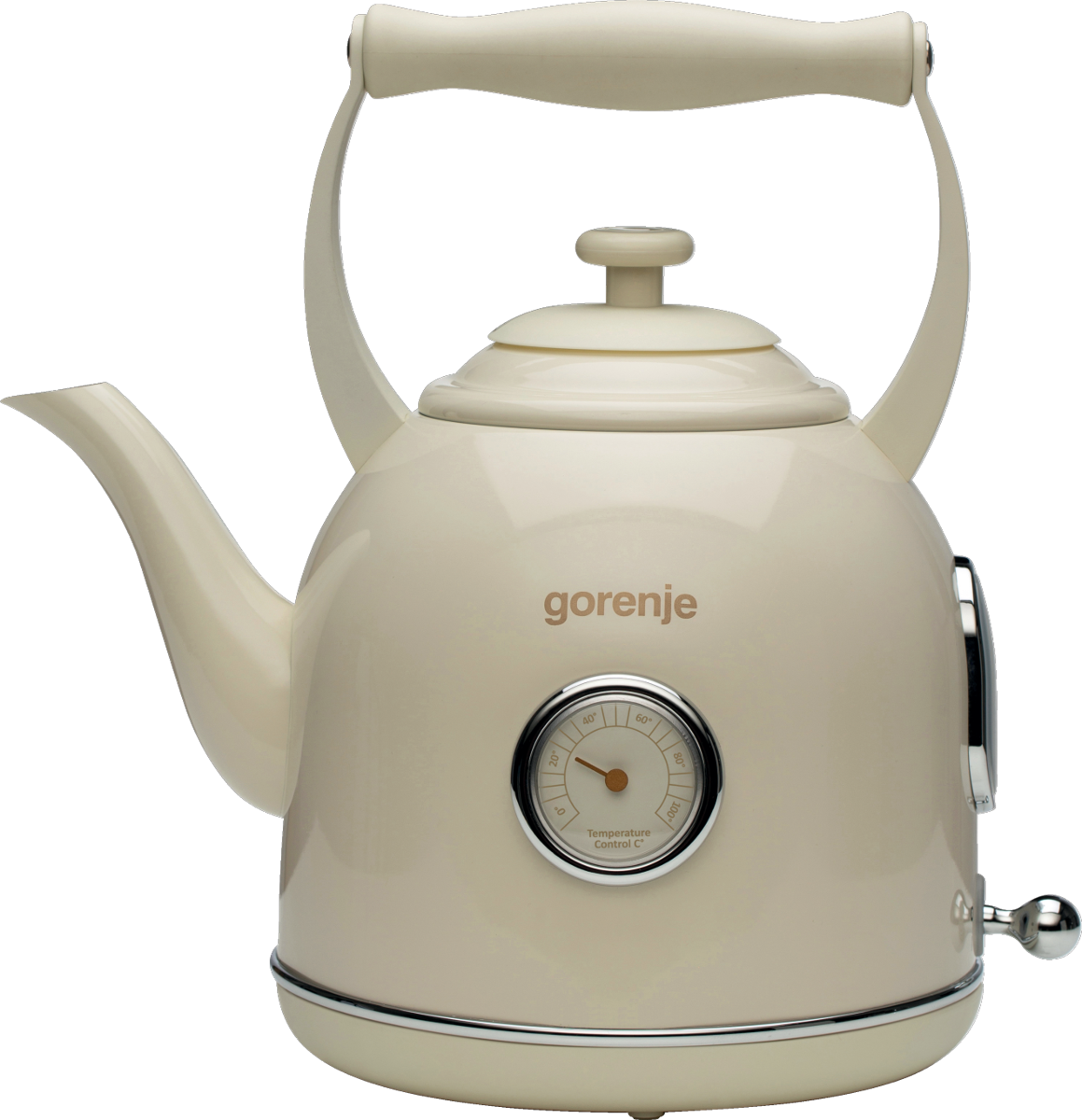 Virdulys Gorenje Kettle K17CLIN Electric 2000 W 1.7 L Plastic/Metal 360° rotational base Ivory
