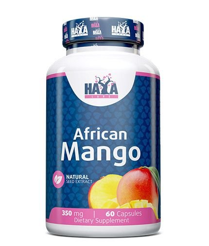 Haya Labs African Mango (Afrikinio mango sėklų ekstraktas) 60 kaps.