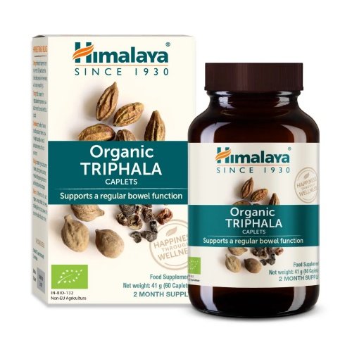 Himalaya Organic Triphala, 60 kapsulių