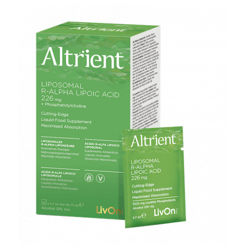 Altrient Liposomal R-Alpha Lipoic Acid Liposominė R-ALFA lipoinė rūgštis, 30vnt