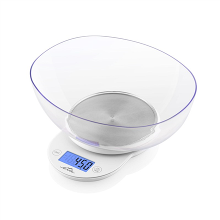 Virtuvinės svarstyklės ETA  Kitchen scale with a bowl  ETA577090000 Mari  Graduation 1 g  Displa