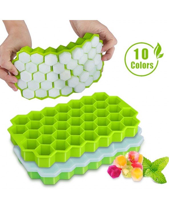 SILIKOLOVE Creative Honeycomb Ice Cube Tray Daugkartinio naudojimo silikoninė ledo forma Ledo kubelių gamintojas