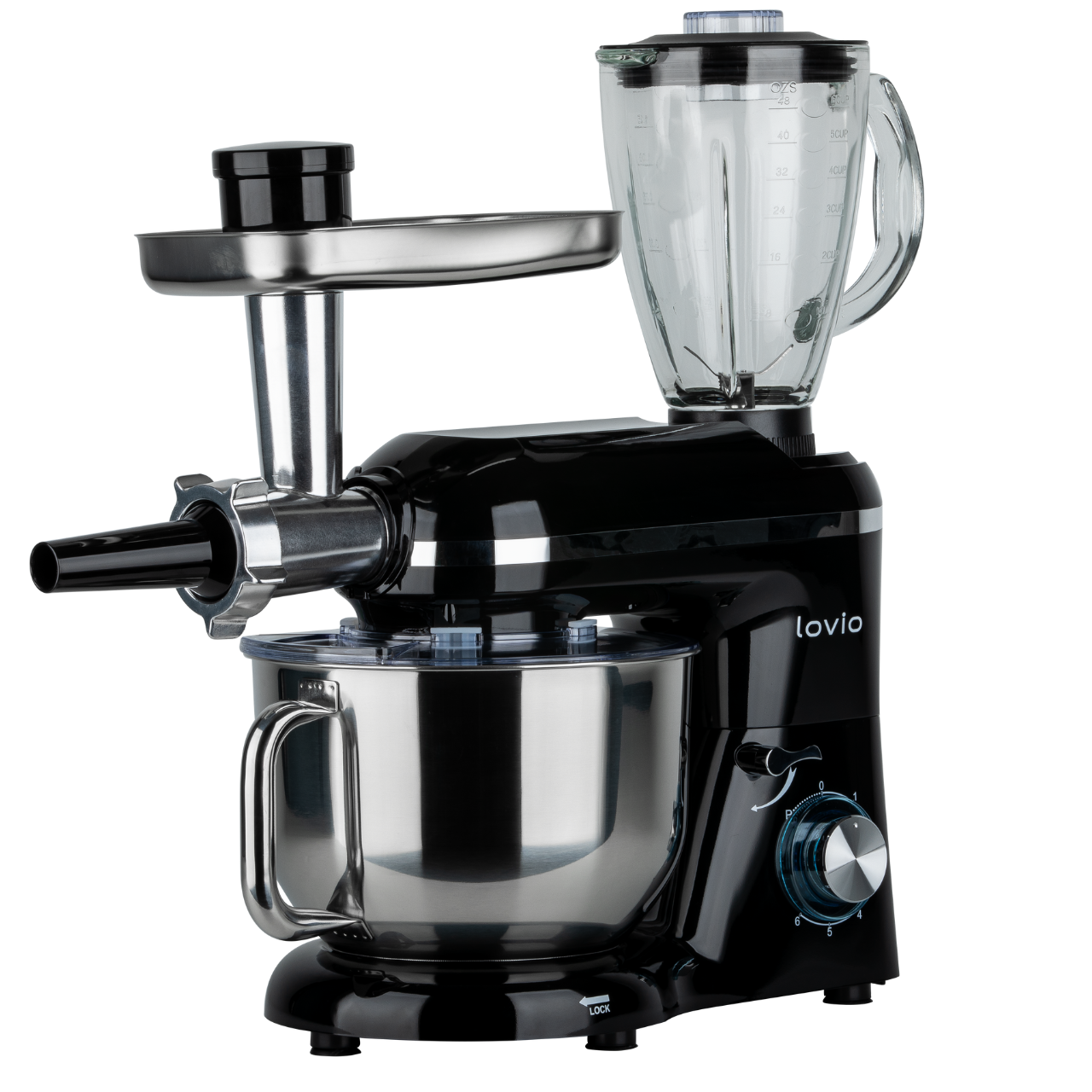 Virtuvinis kombainas Lovio LVSTM02PBK,black