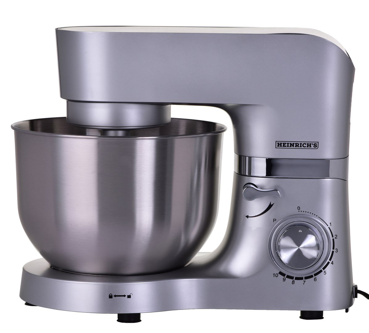 HEINRICH "S HKM 6278 sidabrinis virtuvinis kombainas