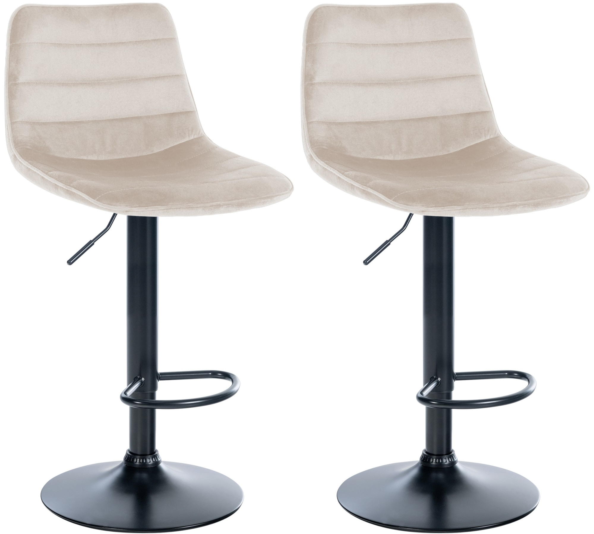 2 baro kėdžių rinkinys "Lex velvet" juodas