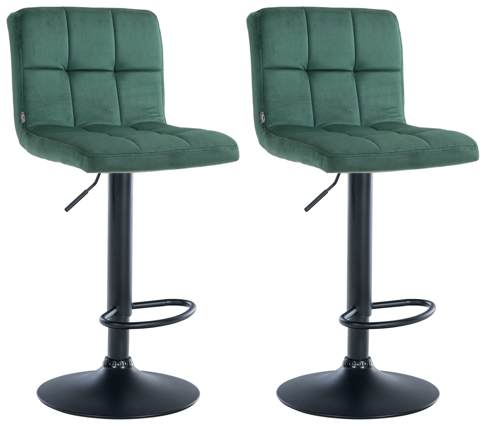 2 baro kėdžių komplektas "Peru velvet black