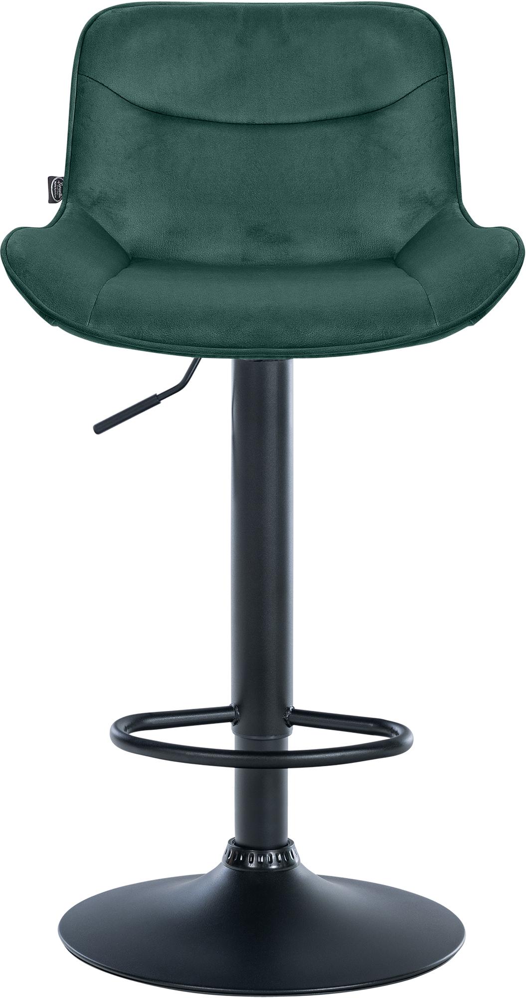Baro kėdė Vonore velvet juoda