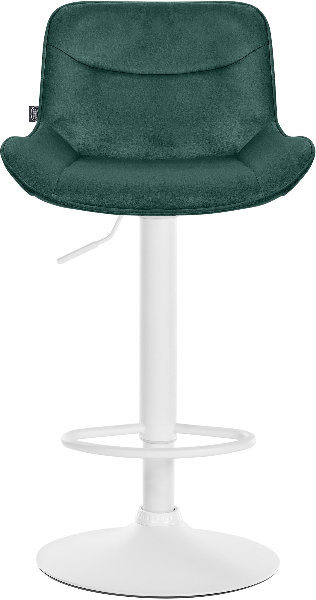 Baro kėdė Vonore velvet balta
