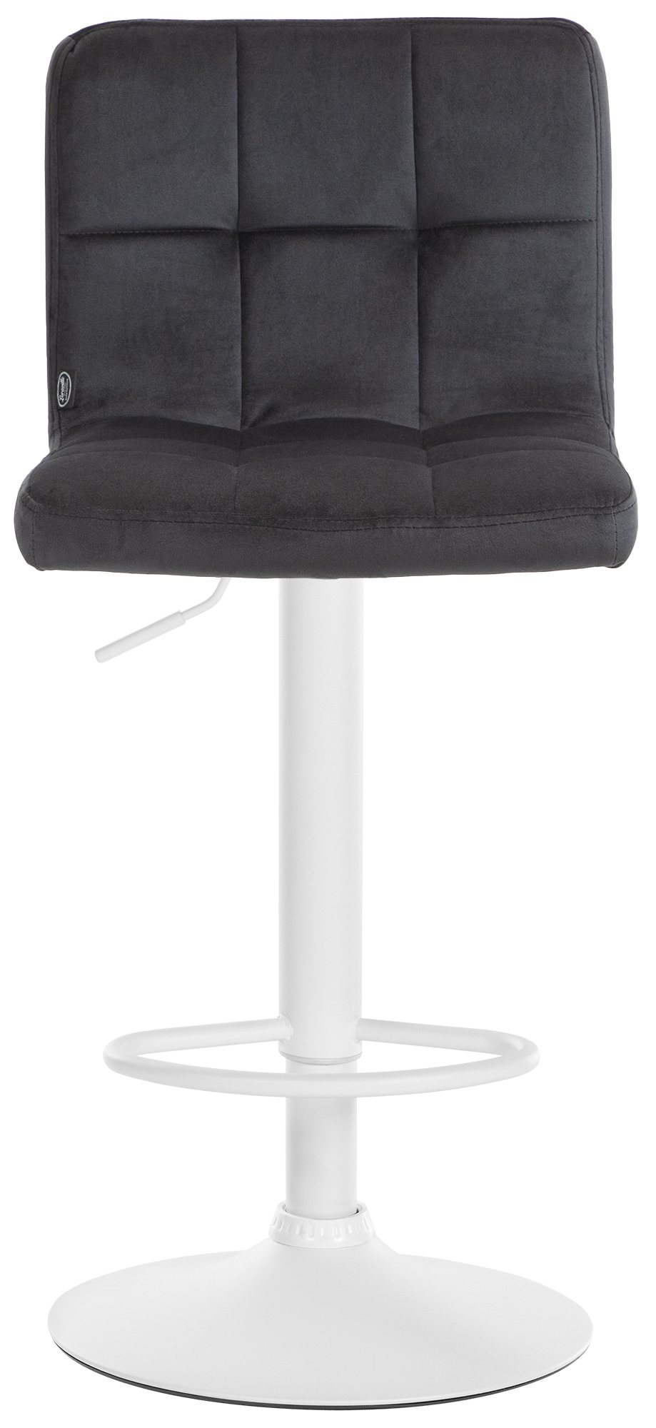 Baro kėdė "Peru velvet" balta