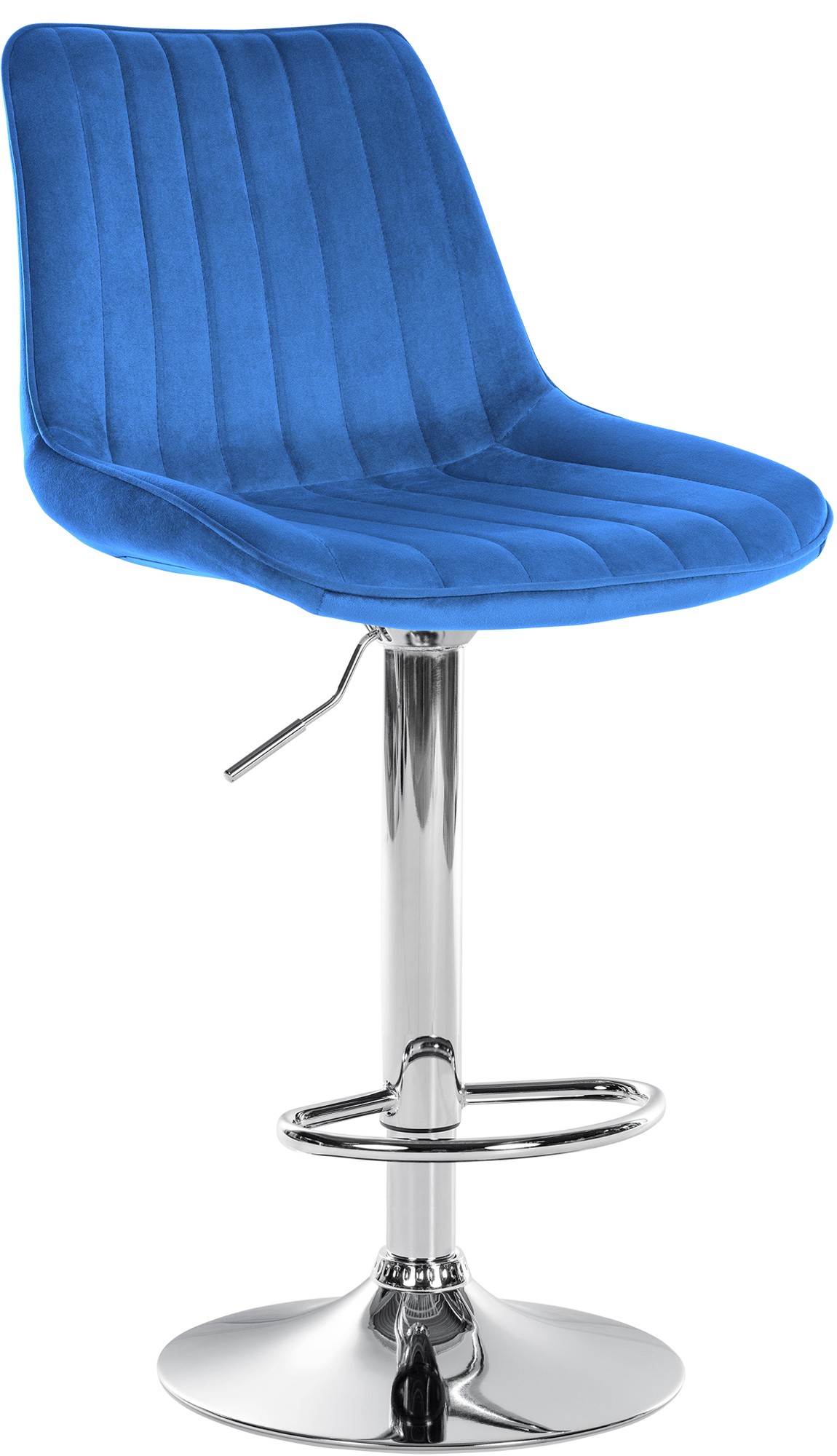 Baro kėdė "Toni Velvet" chromuota