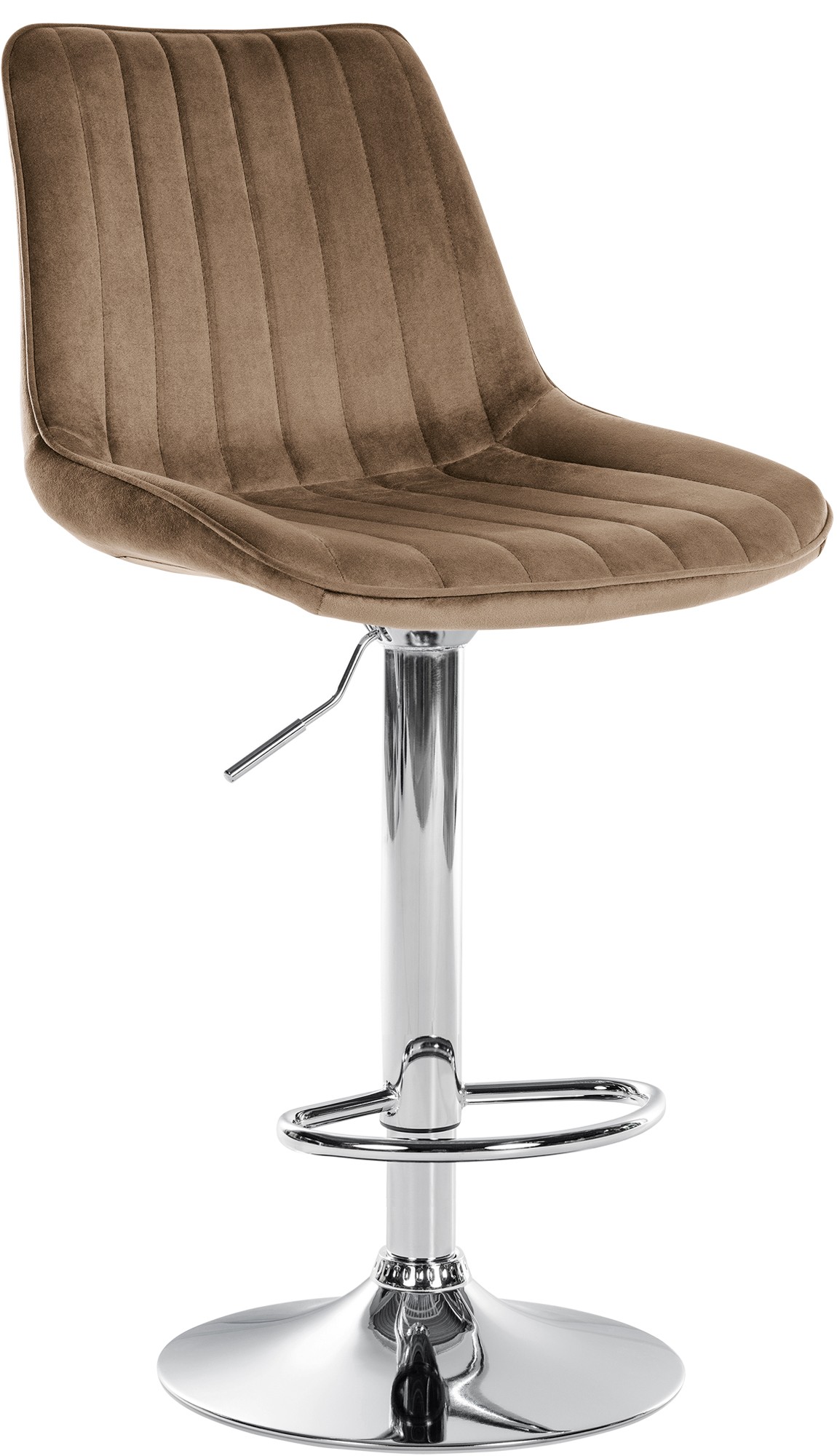 Baro kėdė "Toni Velvet" chromuota