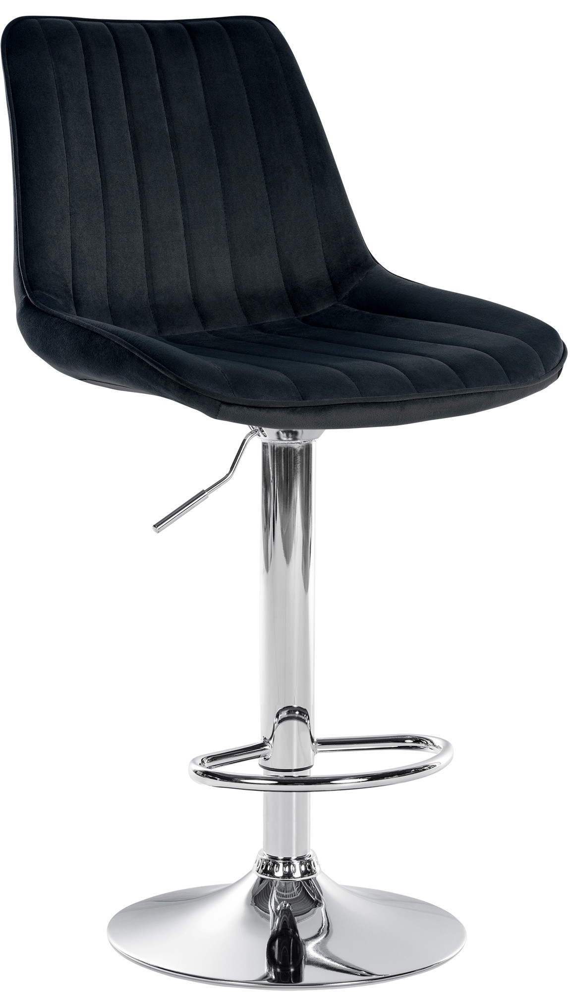 Baro kėdė "Toni Velvet" chromuota