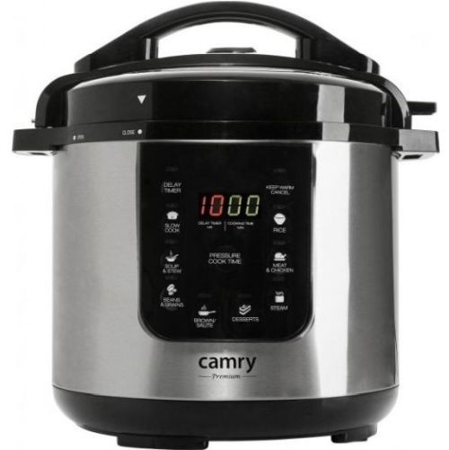 "Camry CR 6409 Multicooker" su greitpuodžio funkcija 6L 1500W