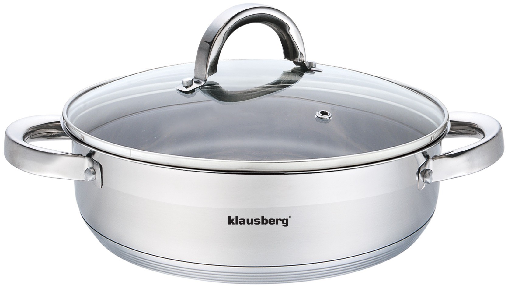 Puodas, plieninis, Ø24cm, 3,5l, Klausberg KB-7172