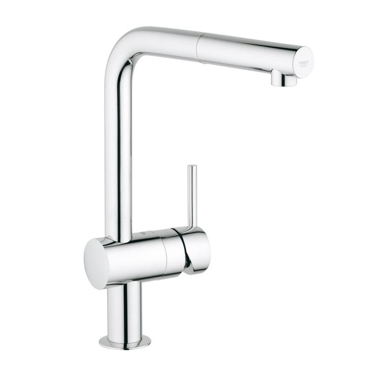 Grohe Minta virtuvinis maišytuvas  su ištraukiama žarna, chromas 32168000