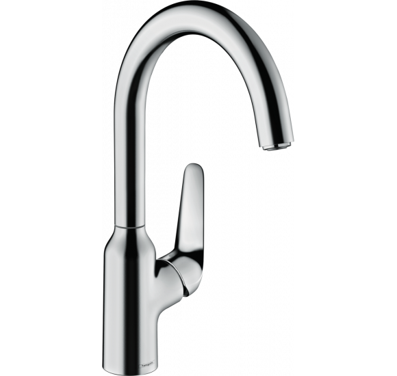 Hansgrohe Focus 220 maišytuvas plautuvei, pasirenkama spalva : Spalva - Nerūdijančio plieno
