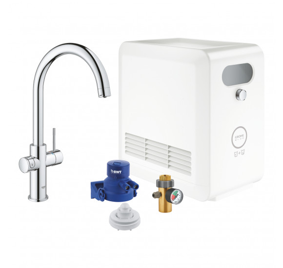 Grohe Blue Professional maišytuvas plautuvei su bluetooth ir WIFI : Spalva - Nerūdijančio plieno