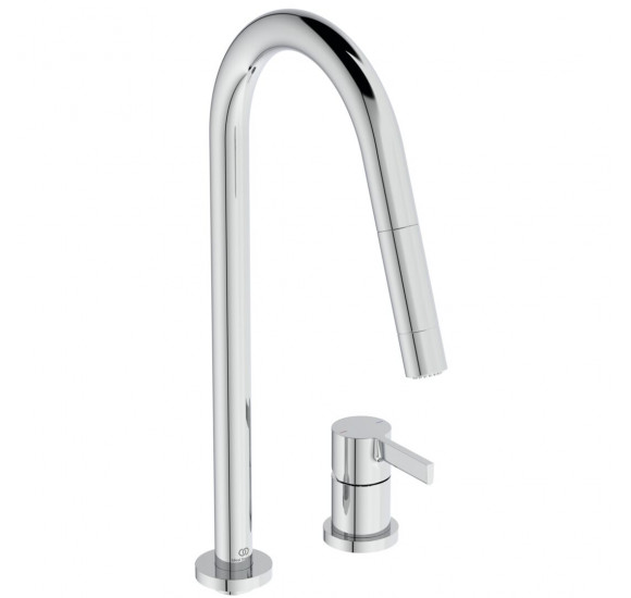 Virtuvinis maišytuvas Ideal Standard Gusto BD424, su ištraukiama žarna, 2 dalių, pasirenkama spalva : Spalva - Šlifuotas paviršius - vario