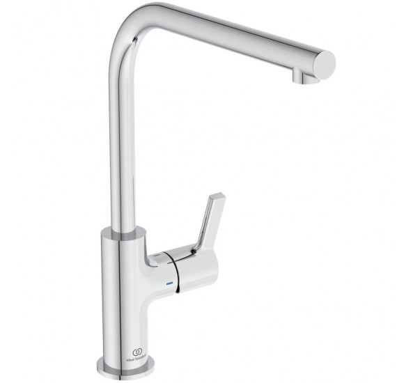 Virtuvinis L formos maišytuvas Ideal Standard Gusto BD418, pasirenkama spalva : Spalva - Šlifuotas paviršius - aukso