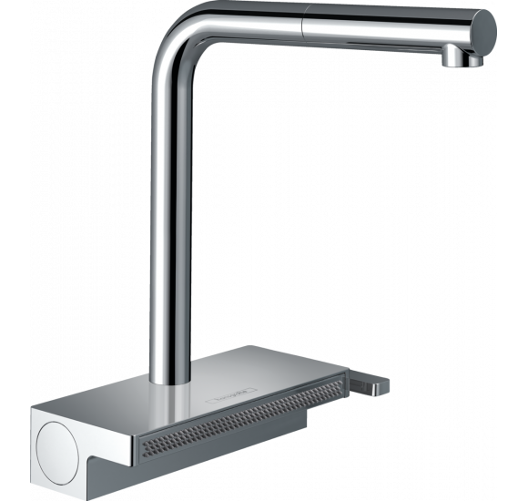 Hansgrohe Aquno Select 250 maišytuvas plautuvei su ištraukiama žarna, pasirenkama spalva : Spalva - Nerūdijančio plieno