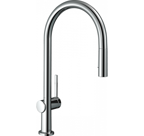 Hansgrohe Talis 210 maišytuvas plautuvei su ištraukiama žarna, dviejų srovių, pasirenkama spalva : Spalva - Juoda matinė