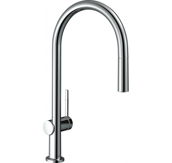 Hansgrohe Talis 210 maišytuvas plautuvei su ištraukiama žarna, pasirenkama spalva : Spalva - Nerūdijančio plieno
