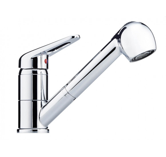 Franke Novara-plus virtuvinis maišytuvas su ištraukiama žarna, chromo spalvos : Spalva - Chromas