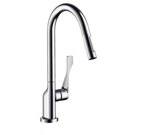 Hansgrohe AXOR Citterio (39835000) maišytuvas su ištraukiama žarna, chromo spalvos : Spalva - Chromas