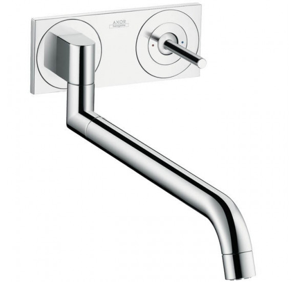 Hansgrohe AXOR Uno (38815800) potinkinis maišytuvas plautuvei, nerūdijančio plieno spalvos : Spalva - Nerūdijančio plieno