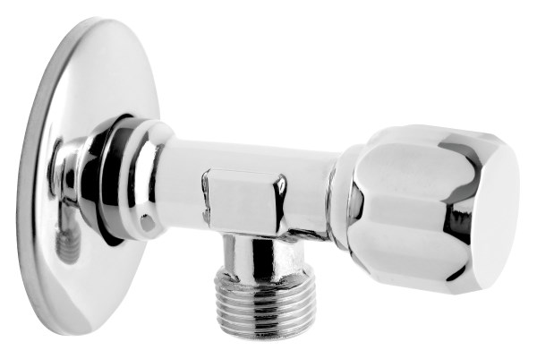 Ventilis rutulinis kampininis ø10 FERRO 1/2"x3/8