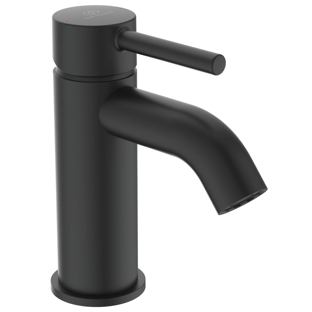 Praustuvo maišytuvas Ideal Standard Ceraline, be dugno vožtuvo, Silk Black matinė juoda