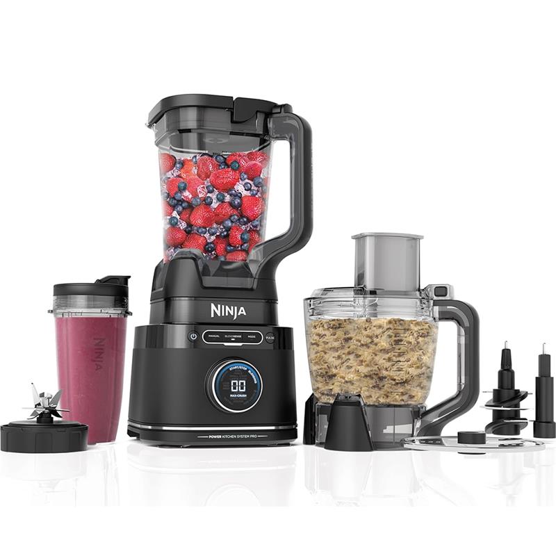 Ninja Detect 3-in-1, 1200 W, juodas - Virtuvinis kombainas, TB401EU