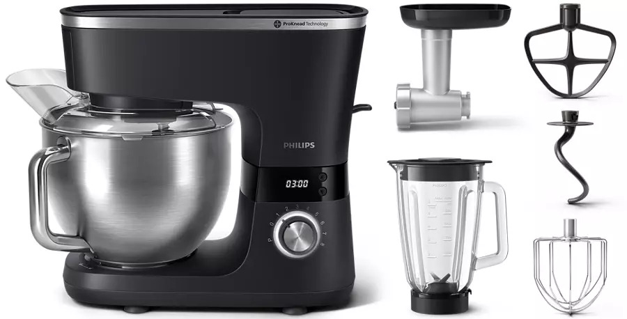 Philips 7000 serijos Virtuvinis kombainas su priedais HR7962/21