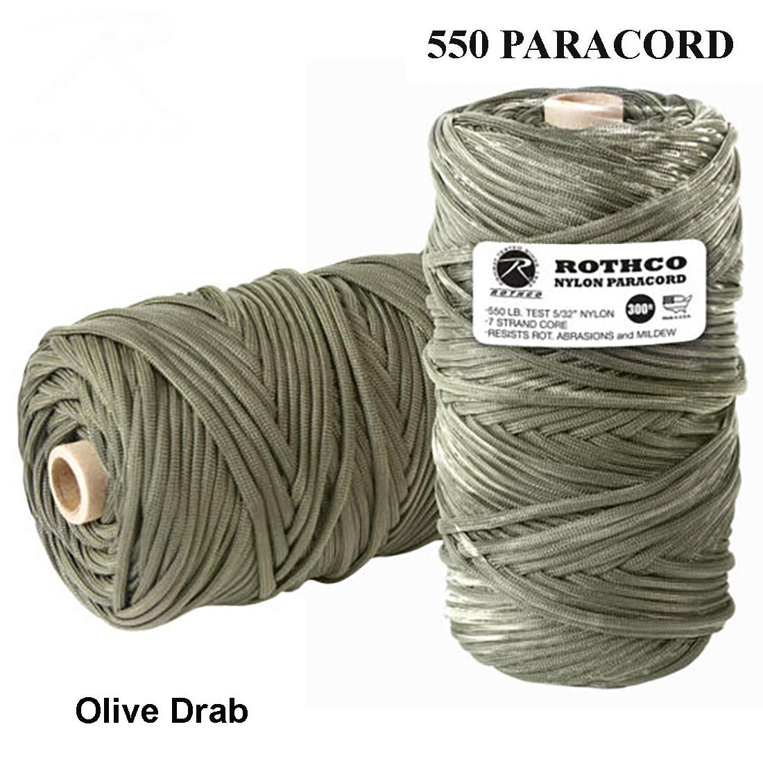 Virvutė 550 Paracord 90 m OD green .