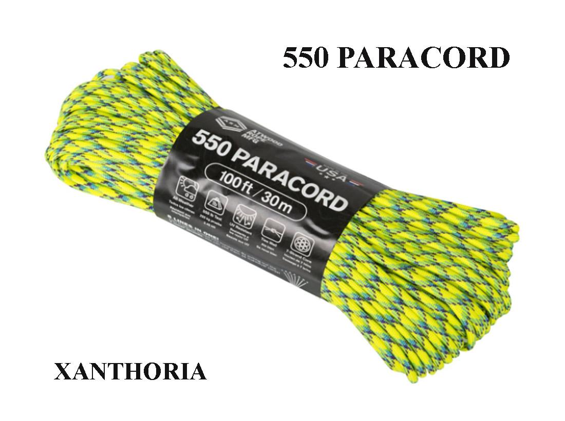 Virvutė 550 Paracord 30 m Xanthoria BLT išsiuntimas 1-3 d.