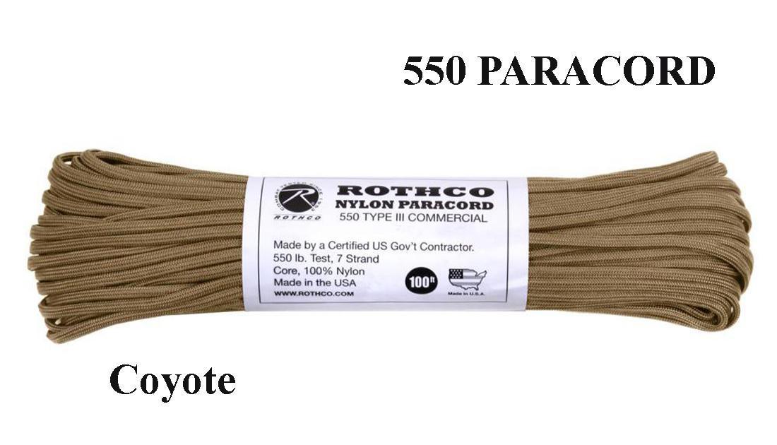 Virvutė 550 Paracord 30 m Coyote .