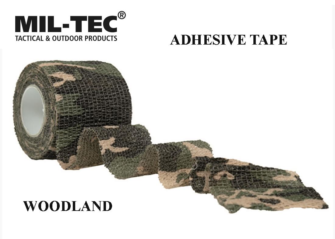 Lipni elastinė juosta Mil-tec woodland .