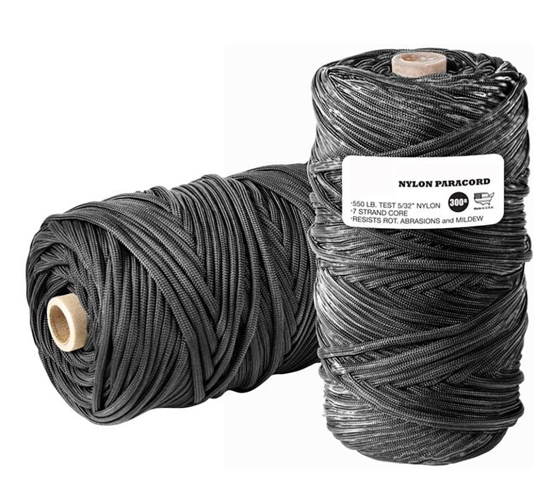 Virvutė 550 Paracord 90 m Juodas .