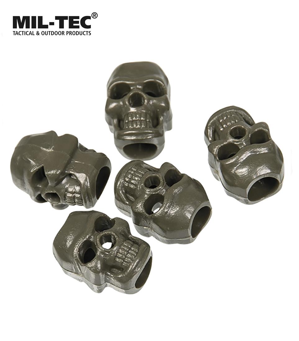 Mil-tec Skull fiksatoriai 10 vnt. Olive TLT išsiuntimas 2-4 d.
