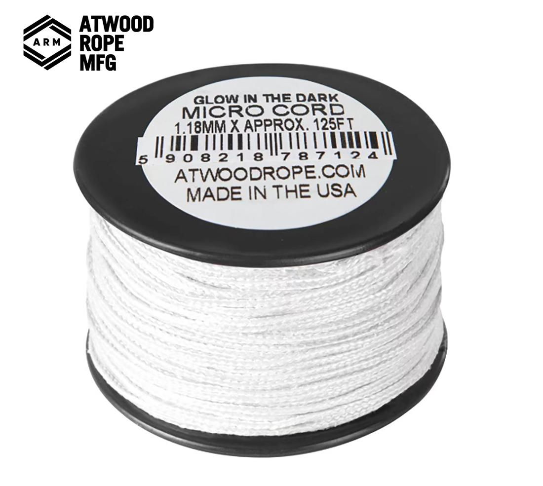 Virvė Atwood Rope MFG Micro Uber Glow Cord 38m Balta Luminoform MLP išsiuntimas 7 d.